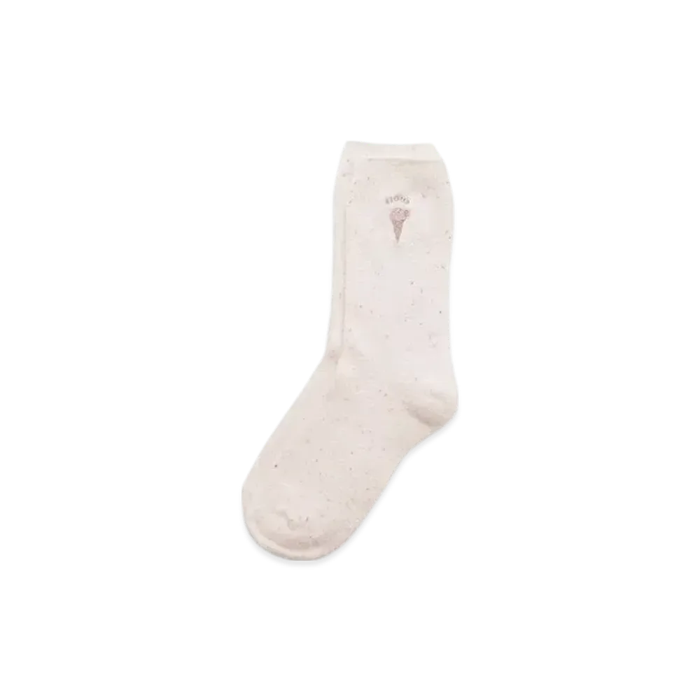 GELATO PIQUE Ice Embroidery Socks "Pink"