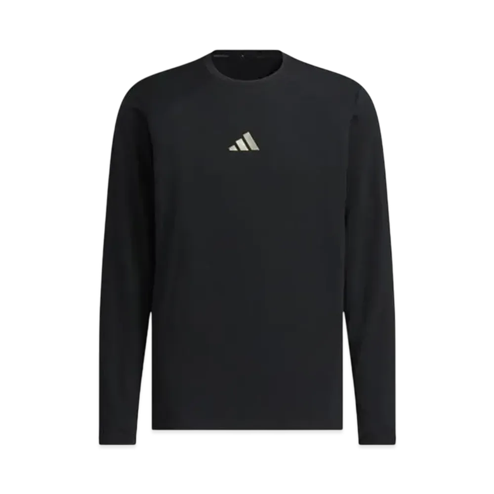 adidas Premium Double Knit Long Sleeve T-shirt "Black"