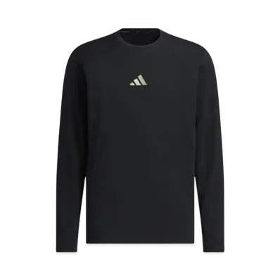 adidas Premium Double Knit Long Sleeve T-shirt "Black"