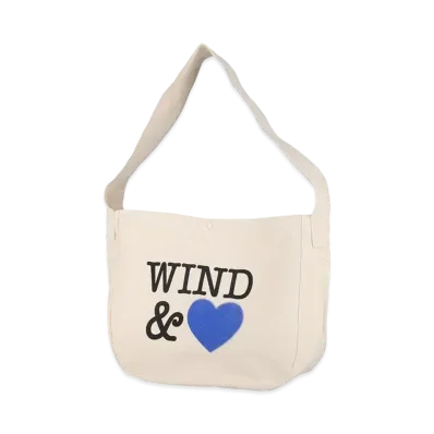 WIND AND SEA Canvas Newspaper Bag(HTSP) "Natural_Heart"