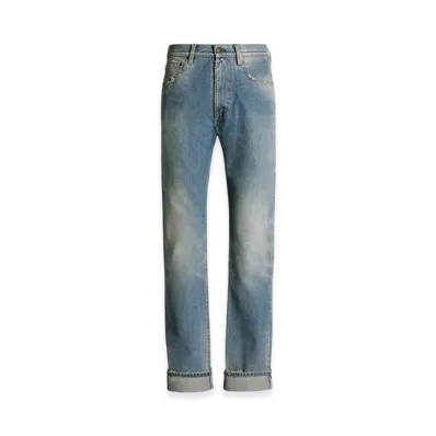 Maison Margiela Women's Distressed Jeans "Light Classic Wash"