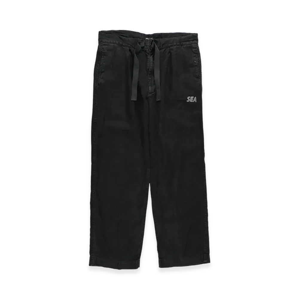 WIND AND SEA Linen Over Easy Pant "Black"