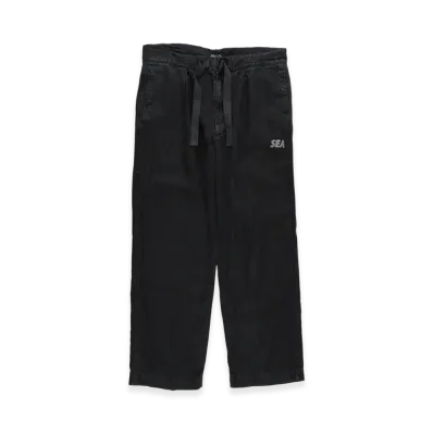 WIND AND SEA Linen Over Easy Pant "Black"