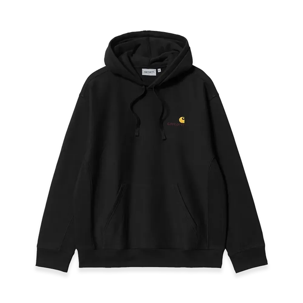 Carhartt WIP Hooded American Script Sweat "Black"