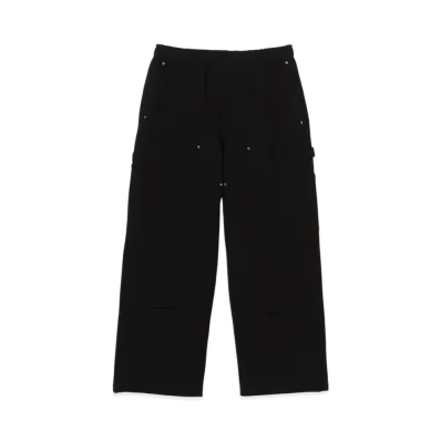 BEAMS Double Knee Sweatpants "Black"