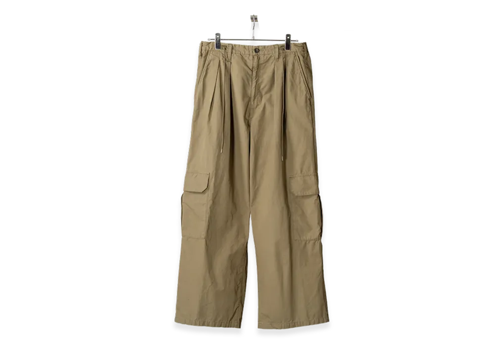 ANCELLM Poplin Cargo Pants "Olive"