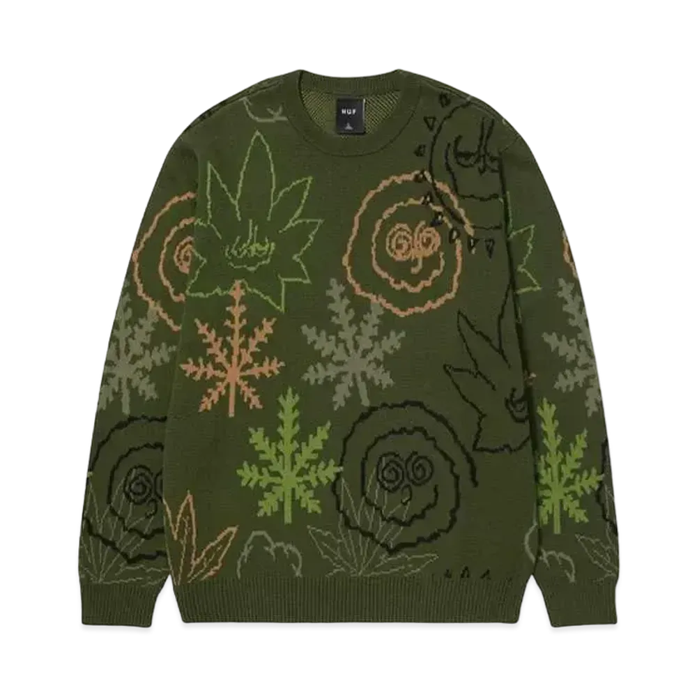 HUF Green Buddy Ugly Sweater "Green"