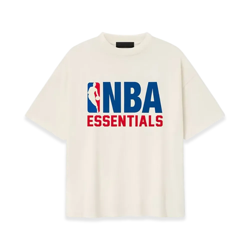 FEAR OF GOD ESSENTIALS NBA 90's Tee "Cream White"