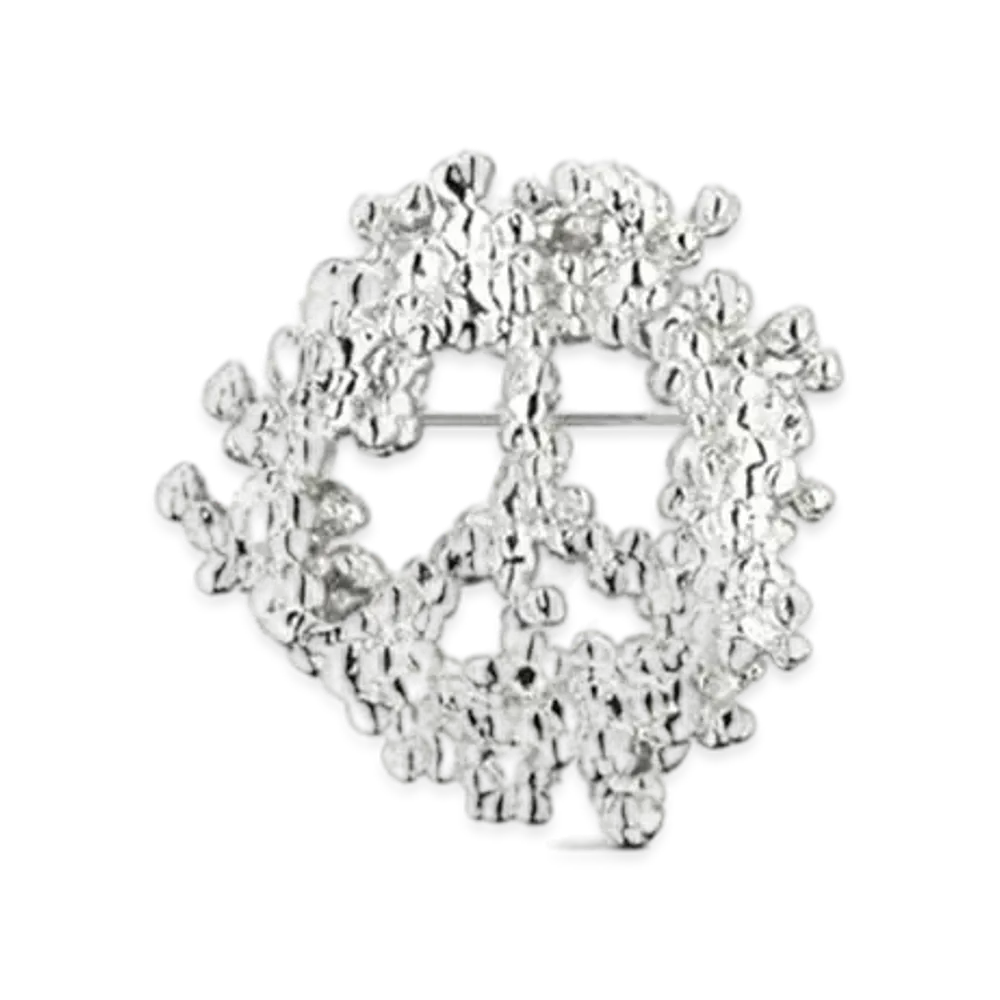 Dior Tears Brooch (Brass) "Silver"