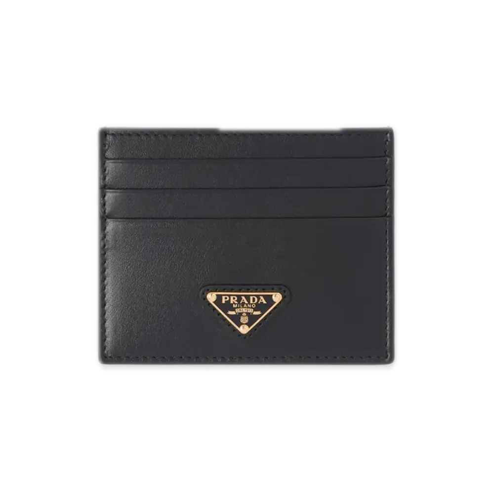 PRADA Leather Card Case "Black"