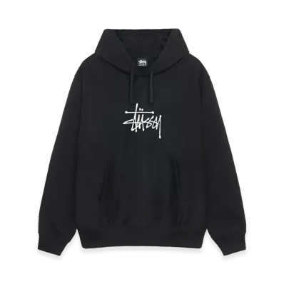 Stussy Basic Applique Hoodie "Black"