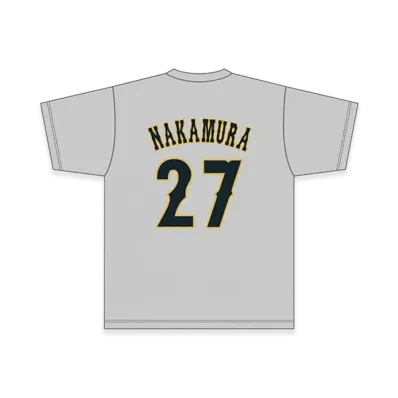 MIZUNO 2026WBC Yuhei Nakamura 27 Name Number T-Shirt "Grey"