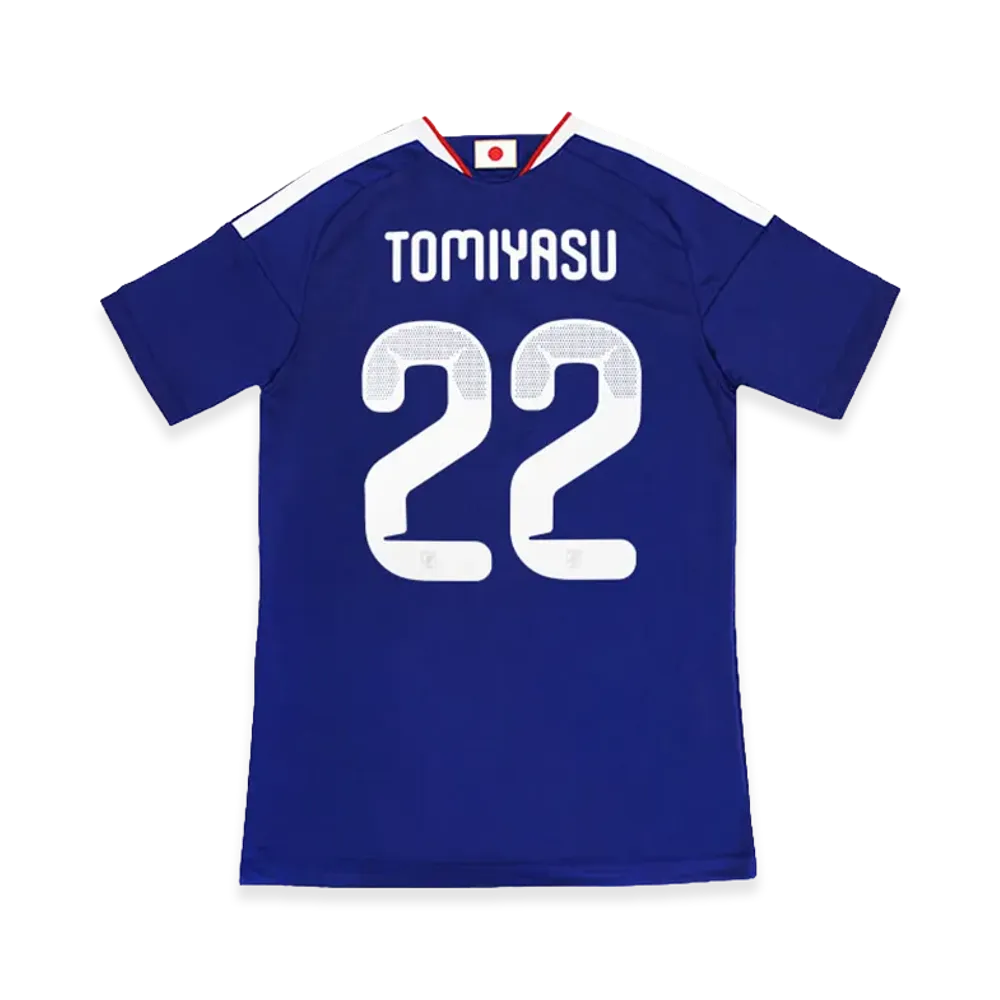 アディダス サッカー 日本代表 2026 ホーム レプリカ ユニフォーム #22 冨安健洋 "ジャパンブルー/アッシュブルー"