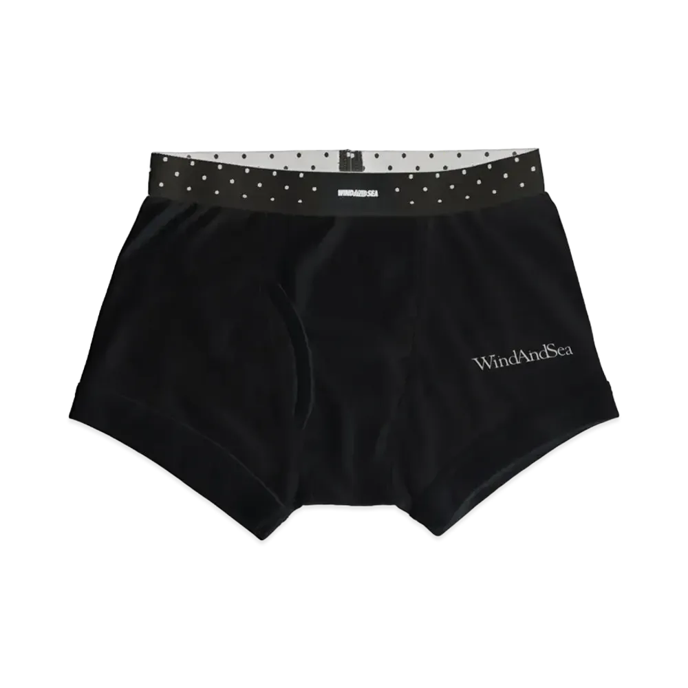 WIND AND SEA SDT (Dot) Boxer Brief "Black"