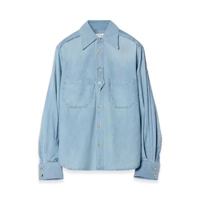 CELINE Women's Capsule Shirts "Light Blue"