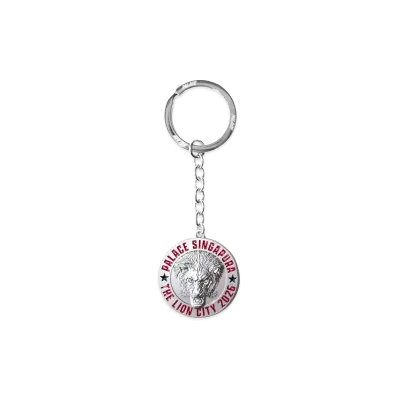 PALACE SINGAPORE Keyring "Silver"