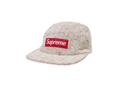 Supreme Denim Boucle Camp Cap "Stone"