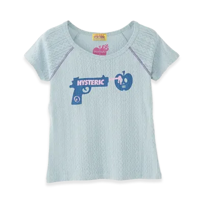 HYSTERIC GLAMOUR x Poison Candy Apple Women's Poison Candy Apple Baby Tee "Blue"