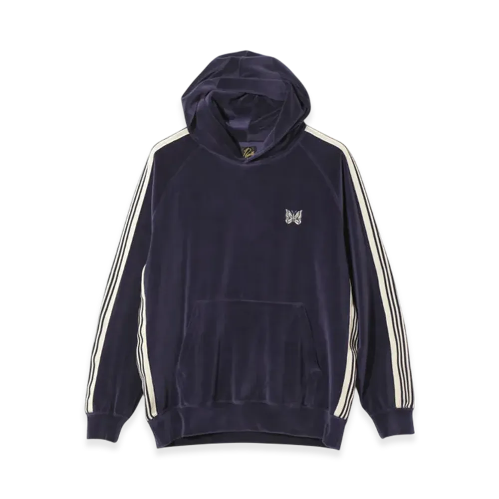 NEEDLES Track Hoody - C/PE Velour "Purple"