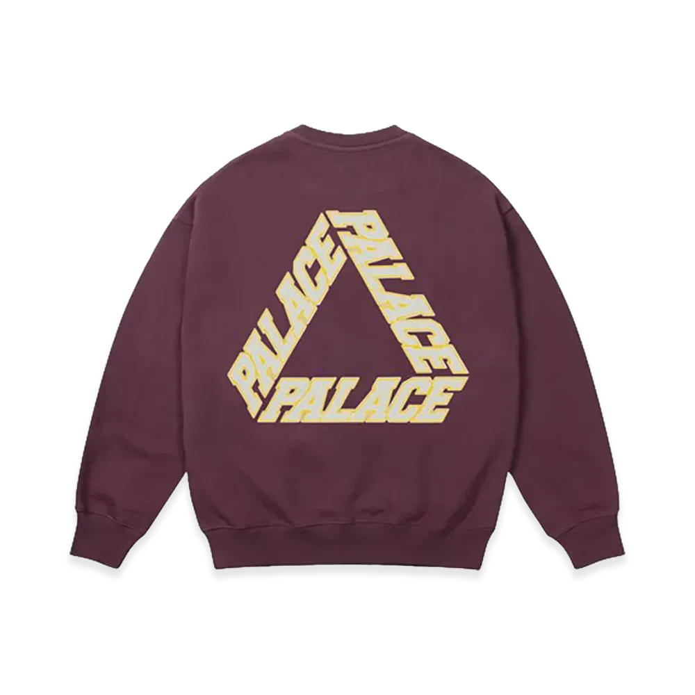 PALACE P3 Stitch Crew "Maroonish"