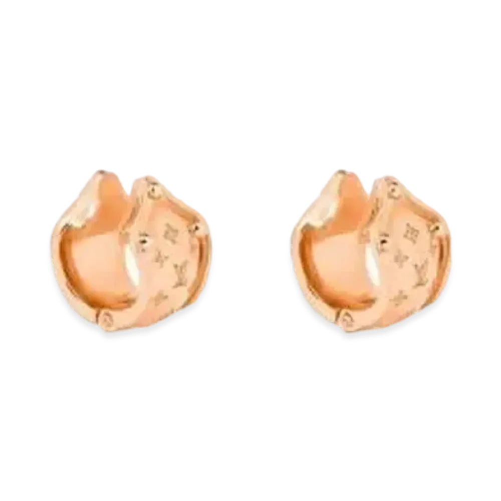 Louis Vuitton Nanogram Sweet Dream Earrings "Pink Gold"