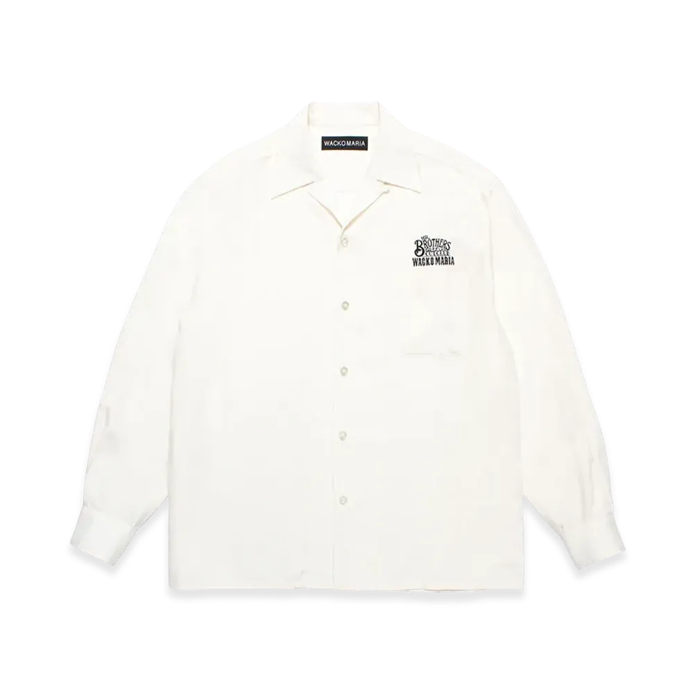 WACKO MARIA x MR.BROTHERS CUT CLUB 50's Shirt "White"