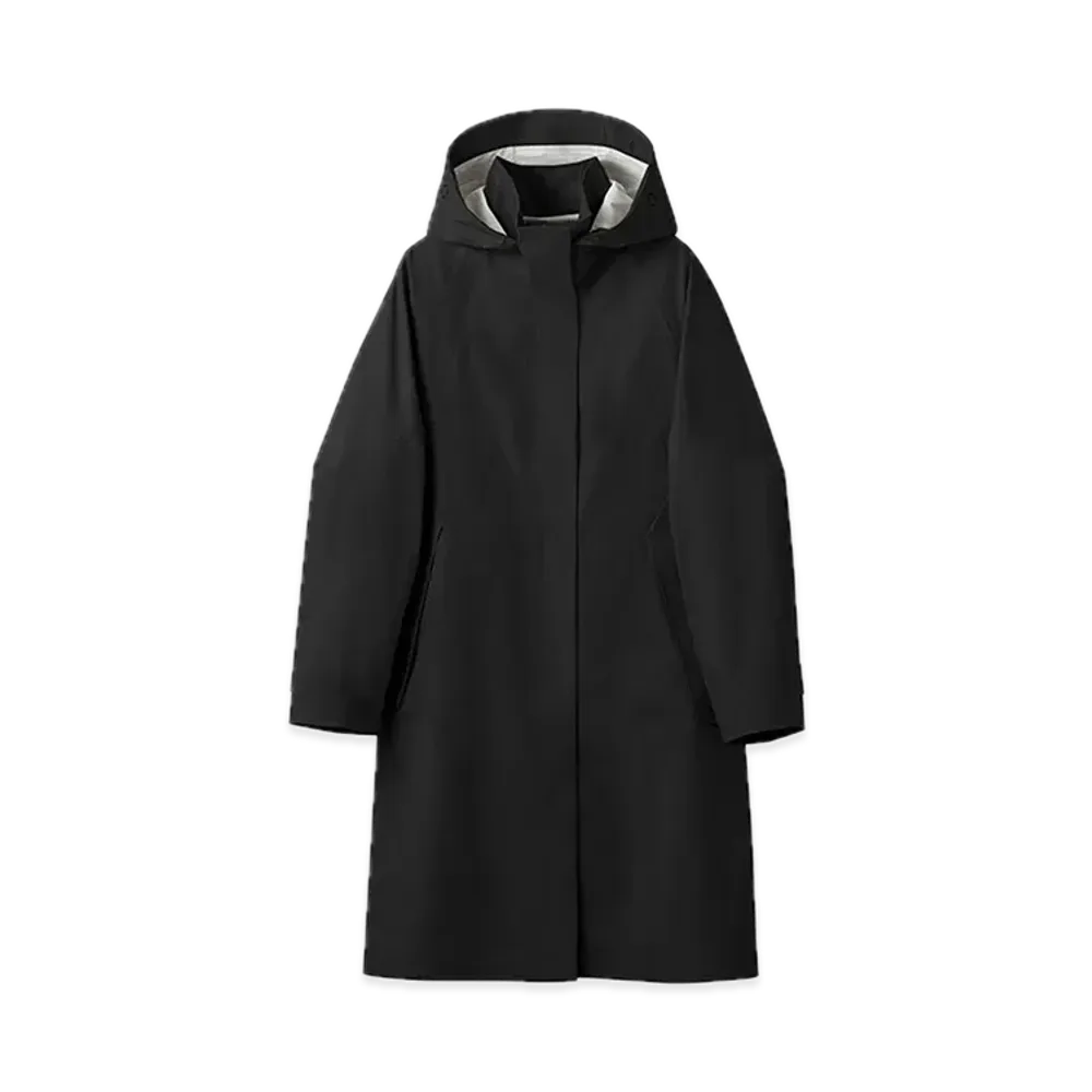 DESCENTE ALLTERRAIN Waterproof Long Shell Jacket "Black"
