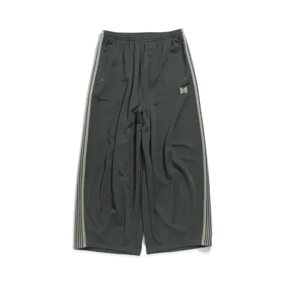 Needles H.D. TRACK PANT - POLY SMOOTH "Dark Green"