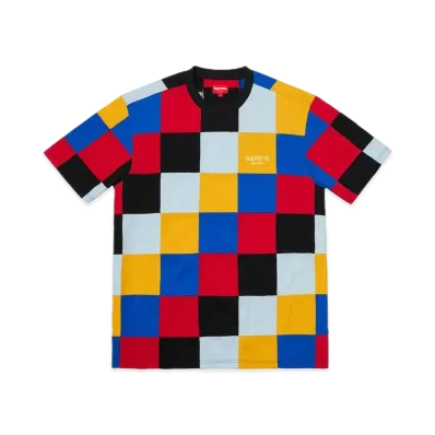 Supreme Patchwork Pique Tee "Red"