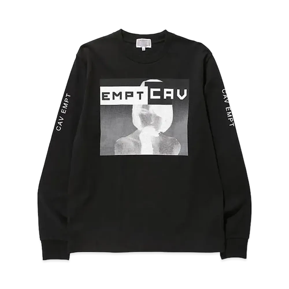 Cav Empt (C.E) EMPT CAV LONG SLEEVE T "Black"