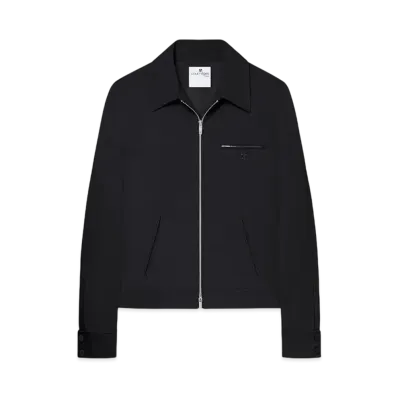 Courreges Signature Retro Twill Jacket "Black"
