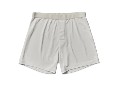 Graphpaper Bamboo Rayon Smooth Boxer Shorts "Natural"