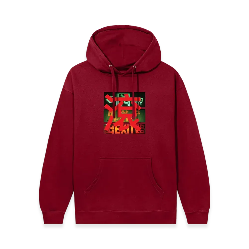 ANTI SOCIAL SOCIAL CLUB Exit Hoodie "Red"