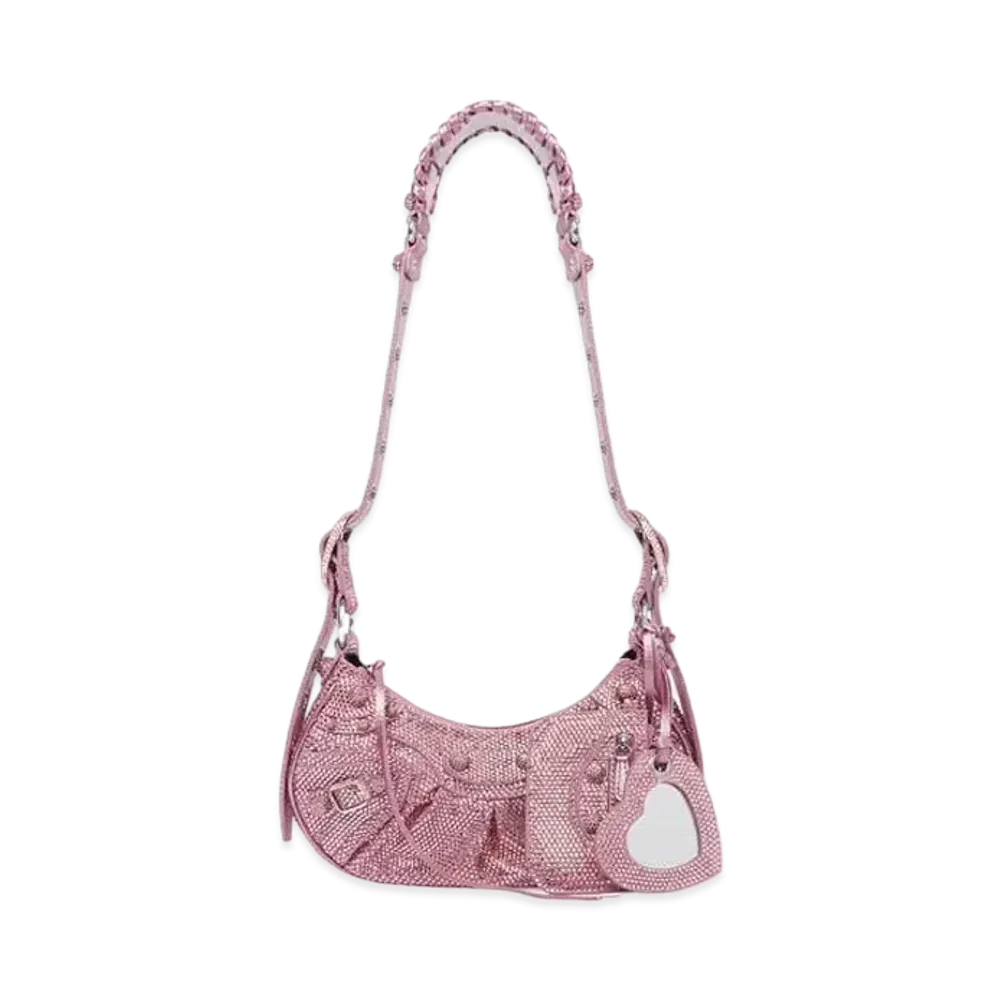 BALENCIAGA Le Cagole XS Shoulder Bag Line Stone "Pink"