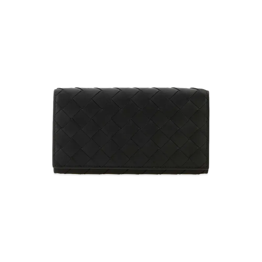 Bottega Veneta Leather Wallet "Black"