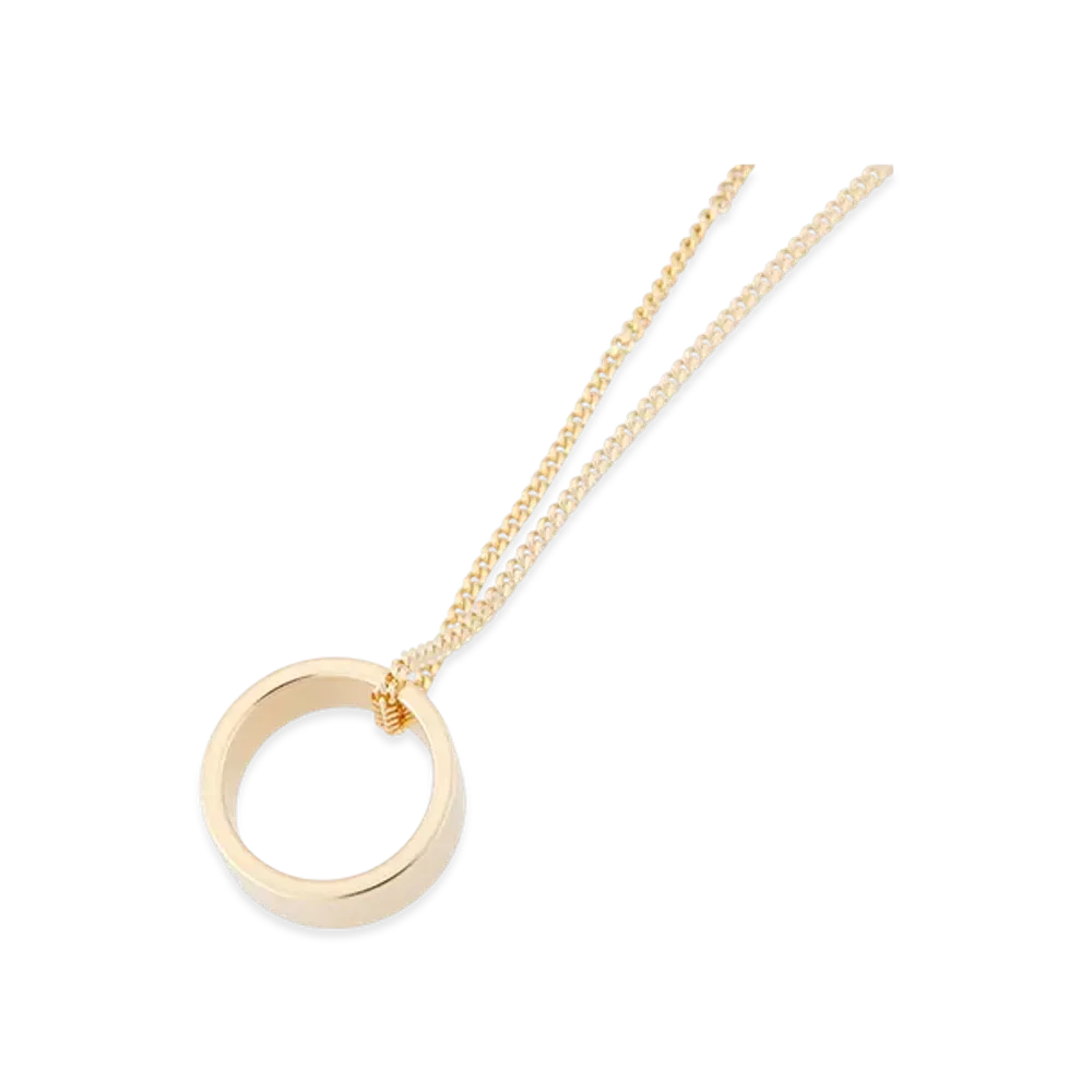 MM6 Maison Margiela Logo Pendant Necklace "Gold"