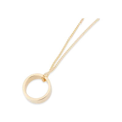 MM6 Maison Margiela Logo Pendant Necklace "Gold"
