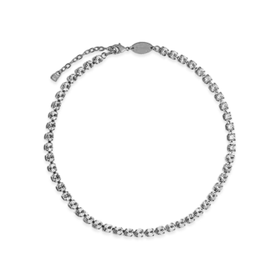 Dsquared2 D2 Classic Necklace "Palladium/Crystal"