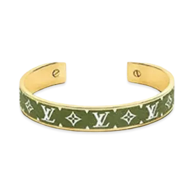 Louis Vuitton Jonck Wild LV Bangle "Green"