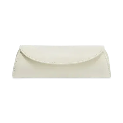 Jil Sander Cannolo Glasses Case "Eggshell"