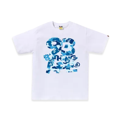 A BATHING APE ABC Camo 93 Bathing Ape Tee "White/Blue"