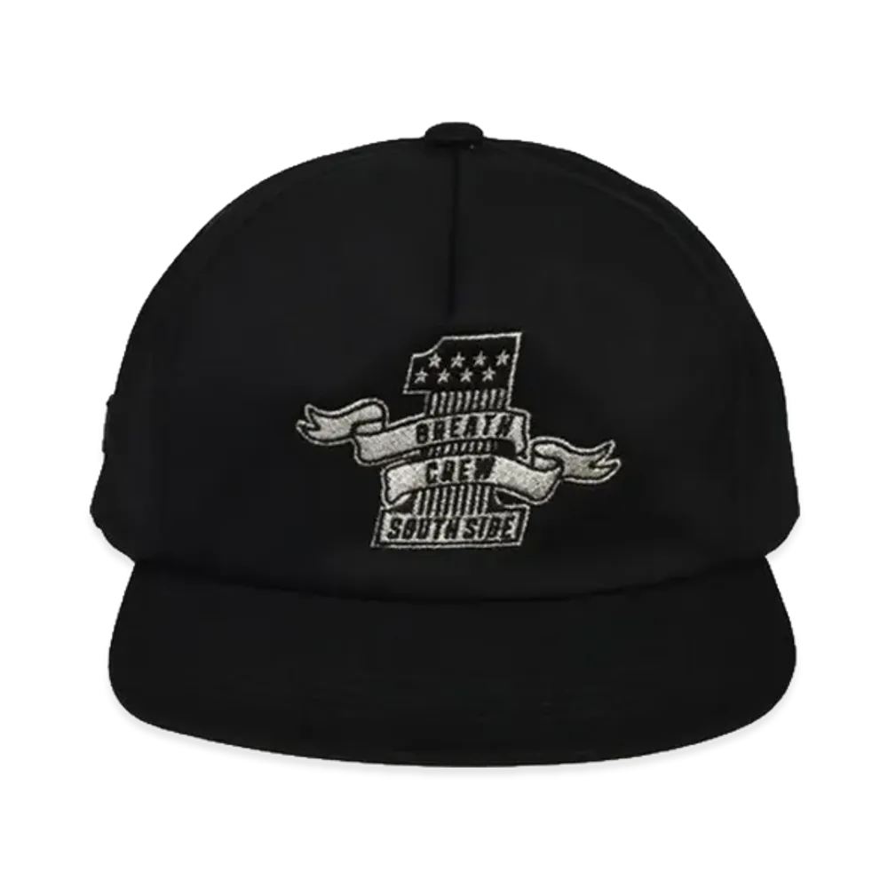 BREATH Glitter One 5 Panel Cap "Black"