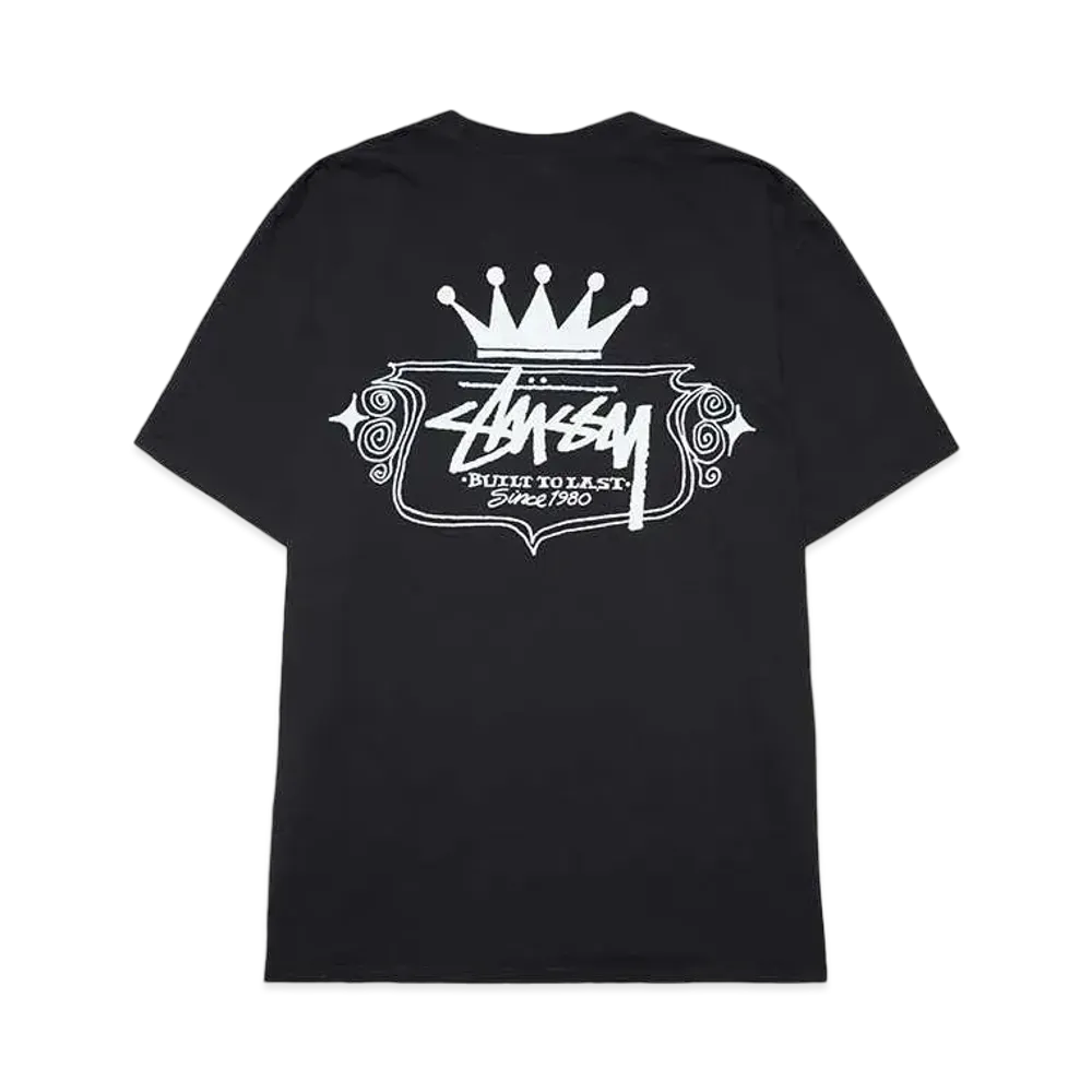 Stussy Built To Last Pig. Dyed Tee "Black"