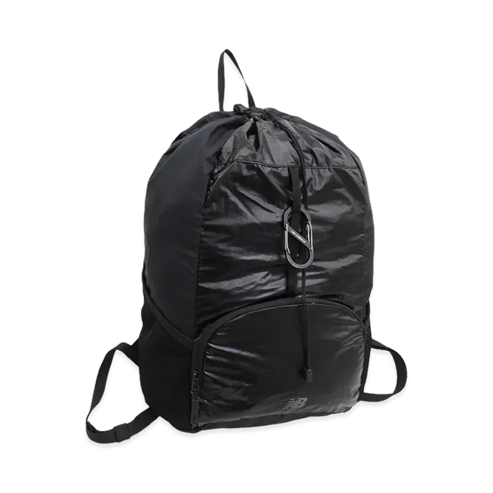 New Balance Packable String Backpack "Black"
