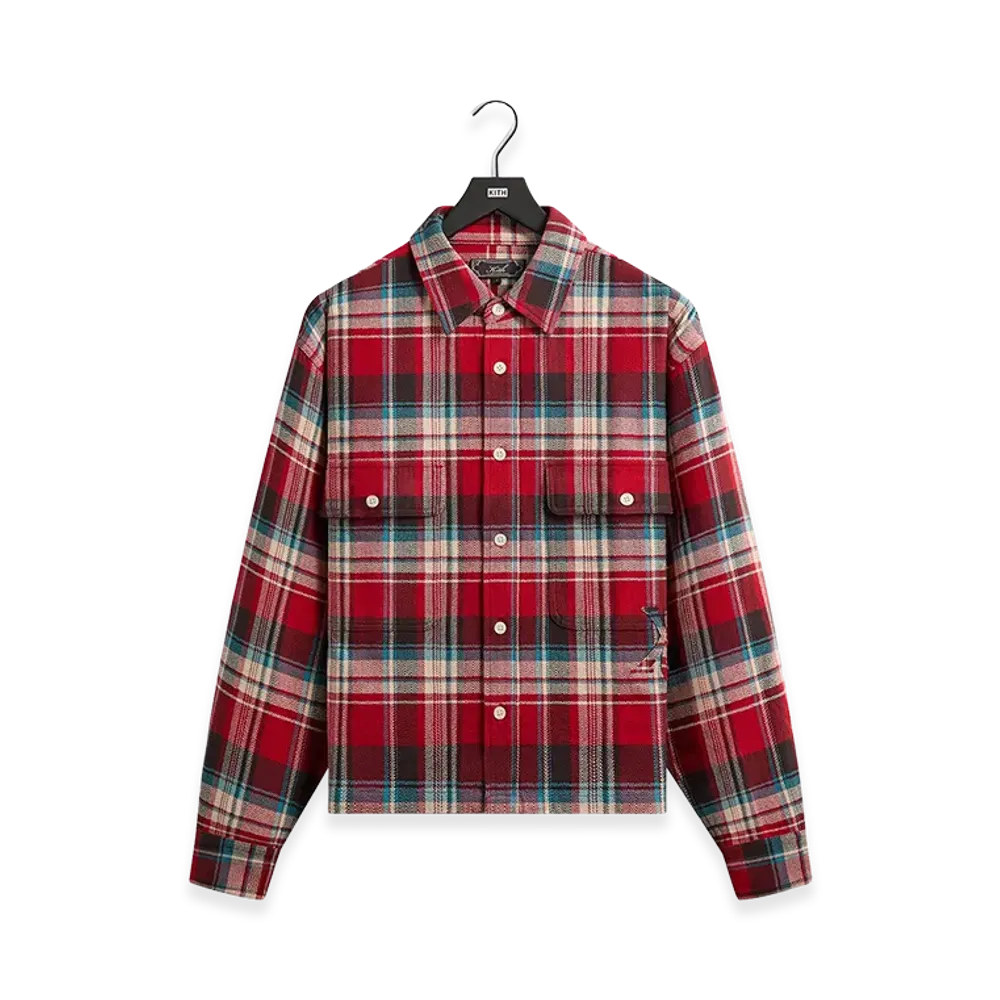 Kith Plaid Henson Button Down Shirt "Might"
