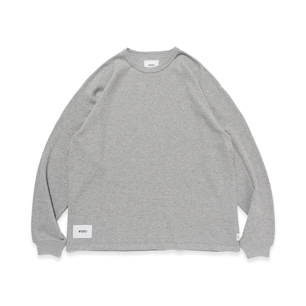 WTAPS Waffle Standard / LS / Cotton "Gray"
