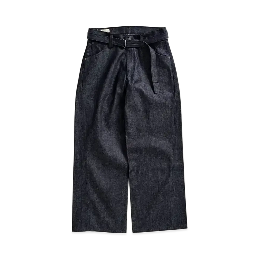 Levi's 417 EDIFICE Exclusive Twisted Belted Denim Pant "Navy"