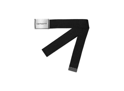 Carhartt WIP Clip Belt Chrome "Black"