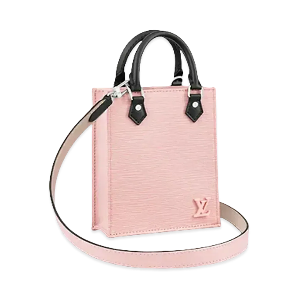 Louis Vuitton Petit Sac Plat Epi Leather "Rose Ballerine"