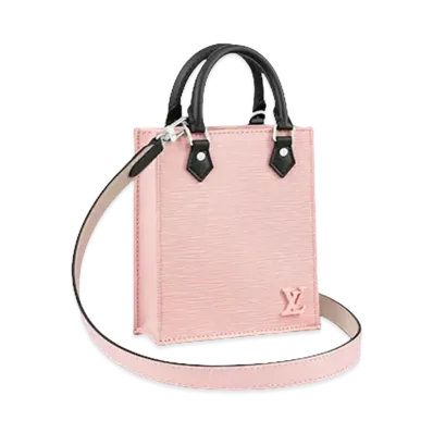 Louis Vuitton Petit Sac Plat Epi Leather "Rose Ballerine"